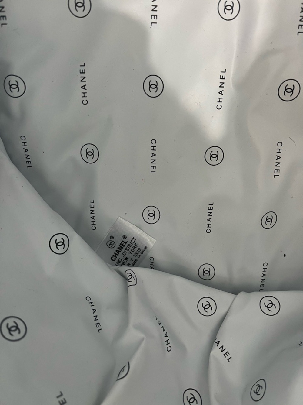 CHANEL CANVAS DRAWSTRING BUCKET NOVELTY/PROMOTIONAL BAG - Picture 4 of 4